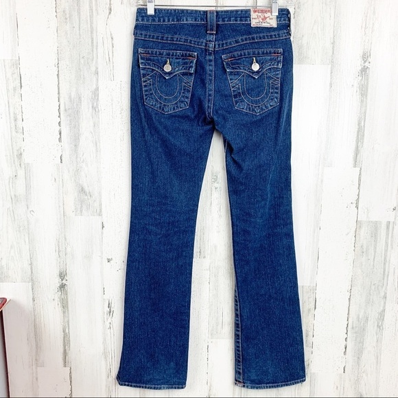 True Religion Varsity Letterman Bootcut Jeans - Picture 5 of 10